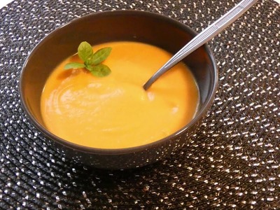 Süßkartoffelsuppe  ---  Mein Tipp zum Fest