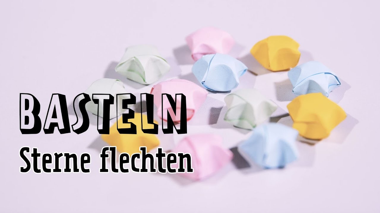 Tutorial: Sterne flechten – DIY Weihnachtsdeko