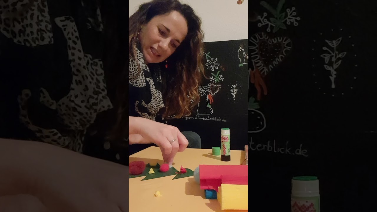 Weihnachtsbasteln mit Kleinkindern, Tannenbaum, 21. Tütchen www.tagesmutti-elsterblick.de
