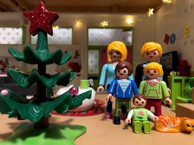 Weihnachtsdeko in der Playmobilvilla (Teil 1)
