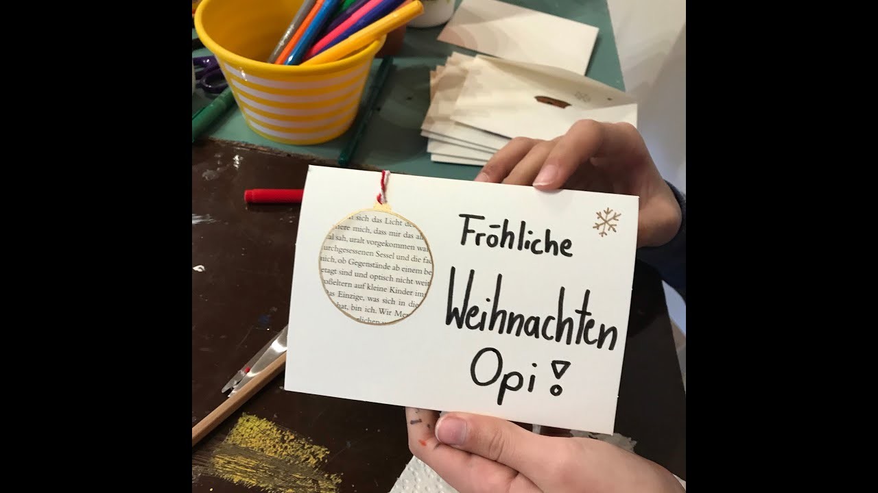 Weihnachtskarten basteln