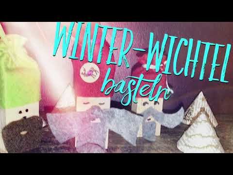 Wichtel basteln - Deko für Winter & Weihnachtszeit selber machen