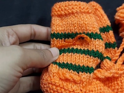 Baby socks design handmade woolen socks