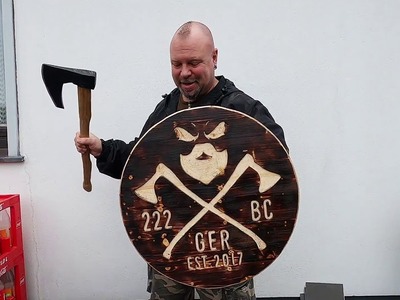 Bearded Bad Boys Germany Wappen DIY Wikinger Schild selber bauen