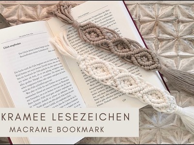 DIY - MAKRAMEE LESEZEICHEN - Schnelle Anleitung. Tutorial Macrame Bookmark - Boho Style ♡︎
