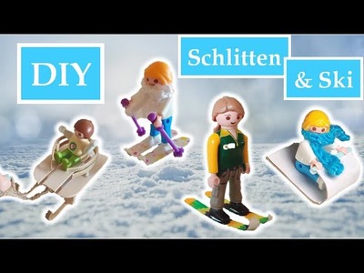 DIY Playmobil Schlitten und Skier selber machen [Pimp my PLAYMOBIL] - Film Deutsch Weihnachten