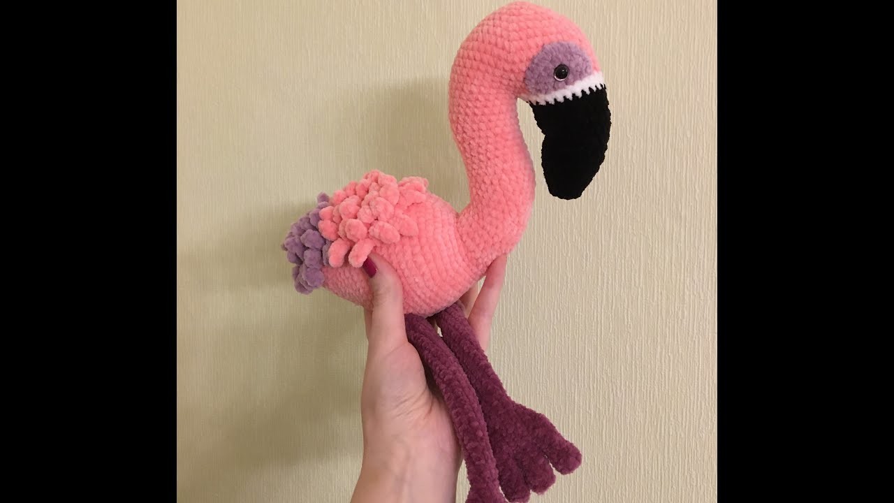 Gehäkelter Flamingo teil 1