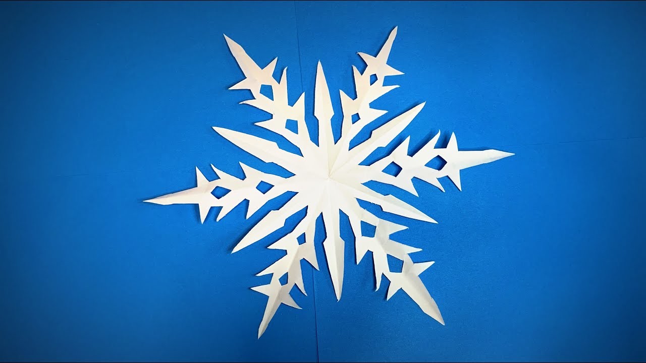 How to Make a Paper Snowflake Easy | Christmas Decoration Ideas # 7