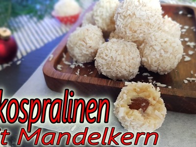 Kokospralinen mit Mandelkern | Martinas Adventskalender Türchen 19 | Rezept mit Video-Anleitung