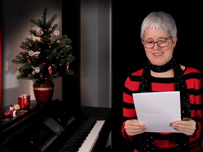 Musicando-Weihnachten 2020: Heidrun Dolde liest das Gedicht "Frohe Weihnacht" von Karl Kranabetter