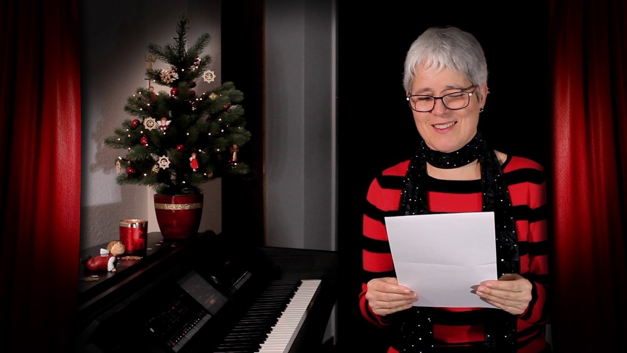 Musicando-Weihnachten 2020: Heidrun Dolde liest das Gedicht "Frohe Weihnacht" von Karl Kranabetter