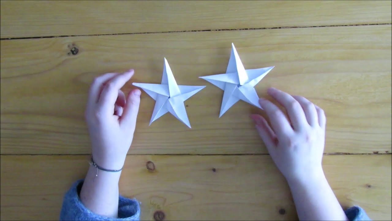 Origami Stern falten