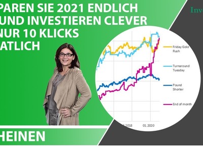 So sparen Sie 2021 endlich Zeit und investieren clever – mit nur 10 Klicks monatlich!