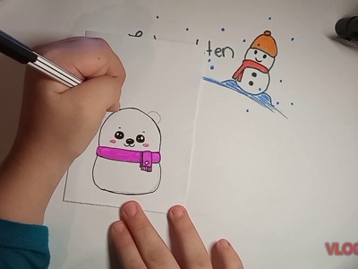 Süße Weihnachtskarten basteln