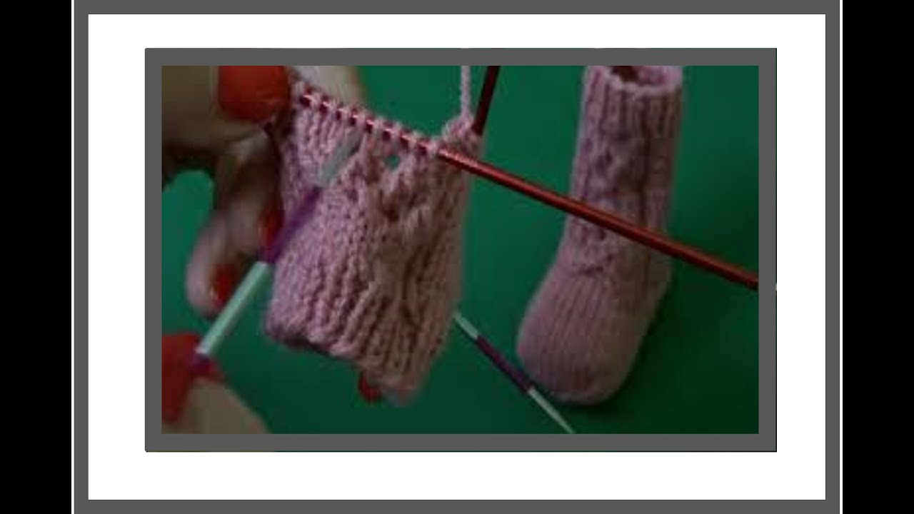???? verzopftes Muster - Socken stricken  Knit in the round  Rund stricken