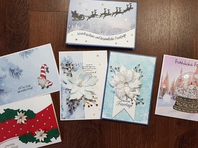 Weihnachten 2020: 6 verschiedene Kartenideen zu Weihnachten