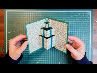 Weihnachtskarten basteln - Karte 1