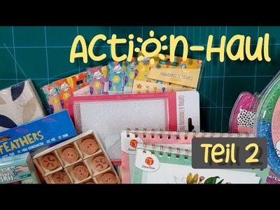 Action Haul | Teil 2 | neue Steinchen.Perlen | Watercolor-Malbücher | Prägefolder | Bastelsachen