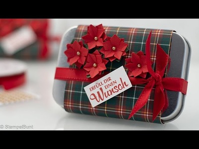 ANLEITUNG - Gutscheinverpackung "Mini-Weihnachtsstern" mit Stampin'Up!®