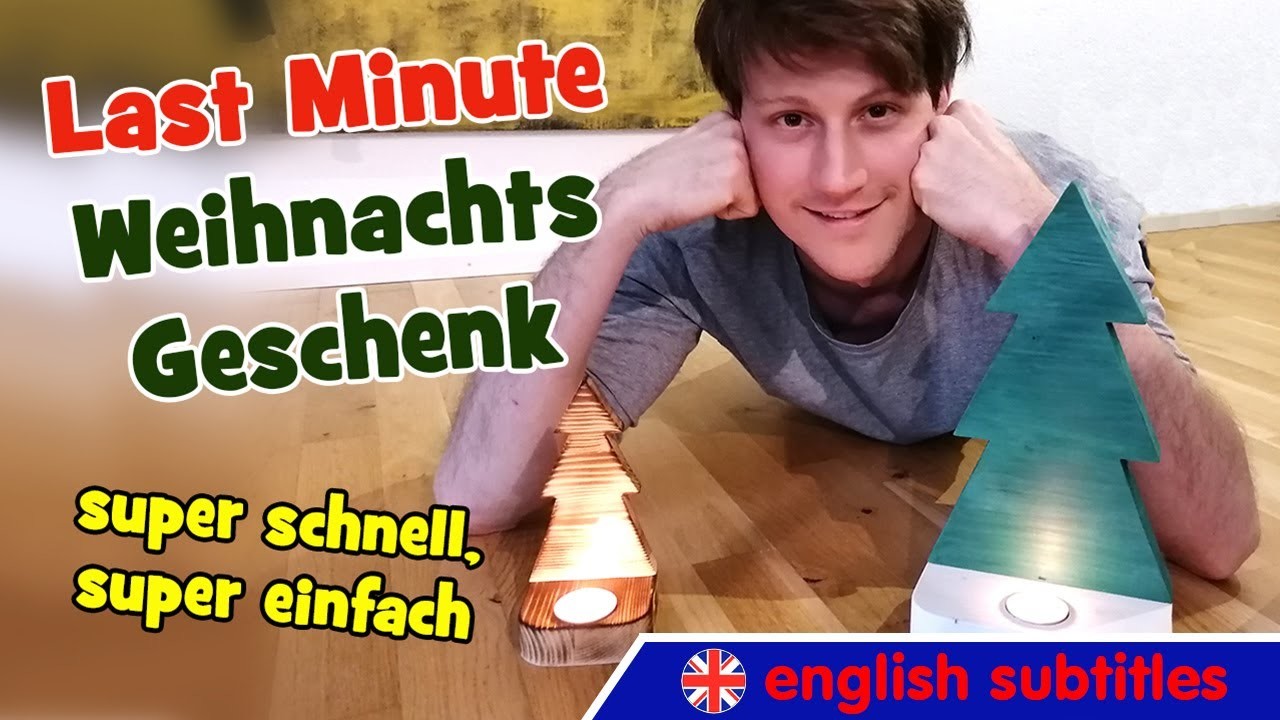 Das last-minute-geschenk zu weihnachten | mega einfacher und schneller teelichthalter aus restholz