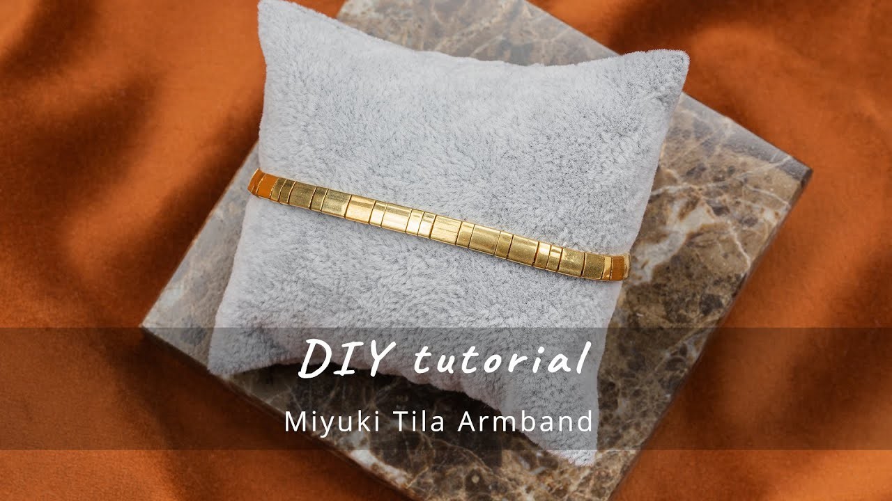 DIY: Tutorial SCHMUCK MACHEN - Miyuki Tila Armband ★ Dreambeads Online