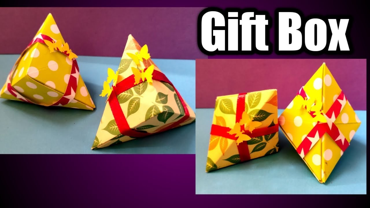 Gift Box idea I Origami Gift Box I DIY Gift Box