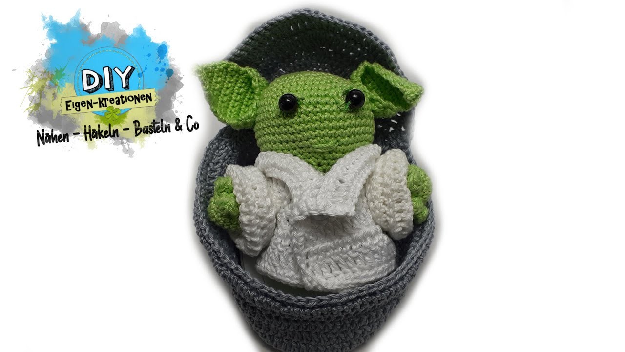 Grogu (Baby Yoda) ERSTER TEIL | Häkeln , Basteln