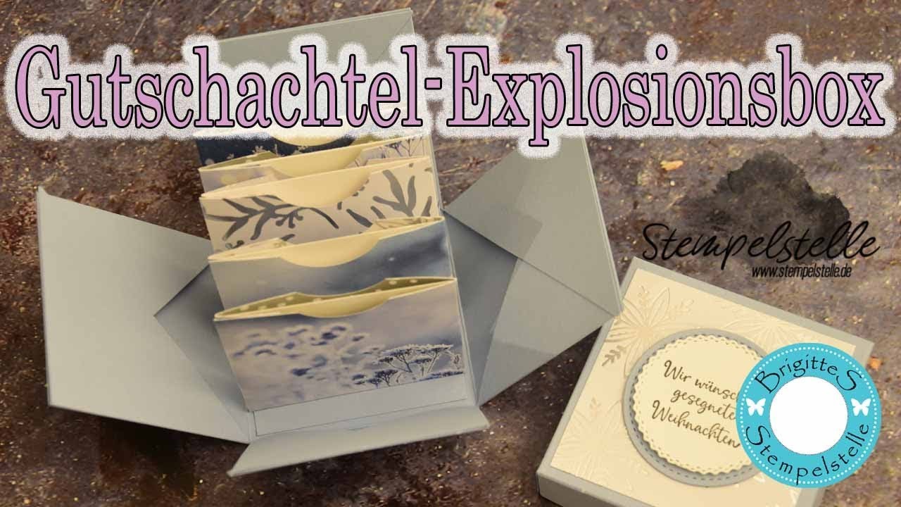 Gutschein-Explosionsbox #stampinup