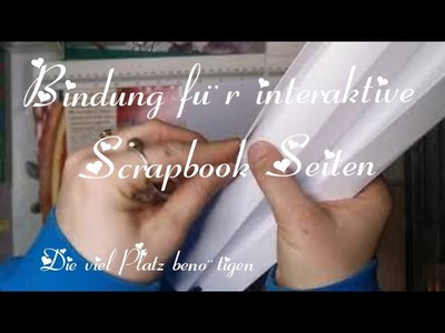 Hidden hinge Bindung für Scrapbooks