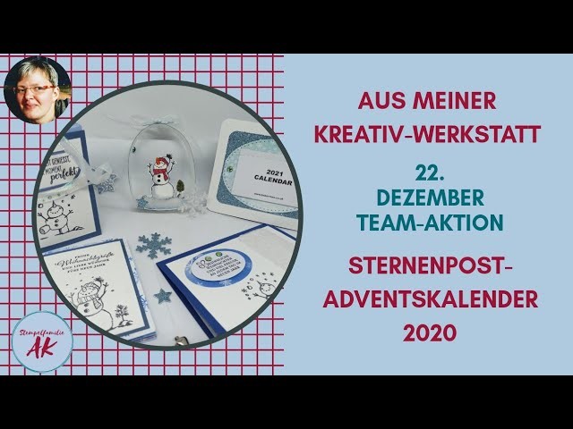 Kreative Ideen Minibuch & Karten Schneeflockentraum Teamaktion  SPAK 22.2020 Stampin' Up