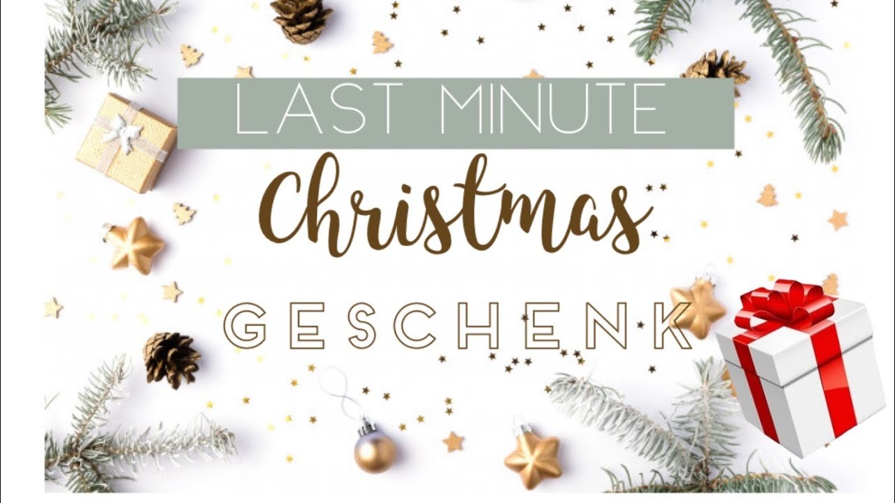 Last Minute persönliches Weihnachtsgeschenk ????????✨????!!!|DIY Designs