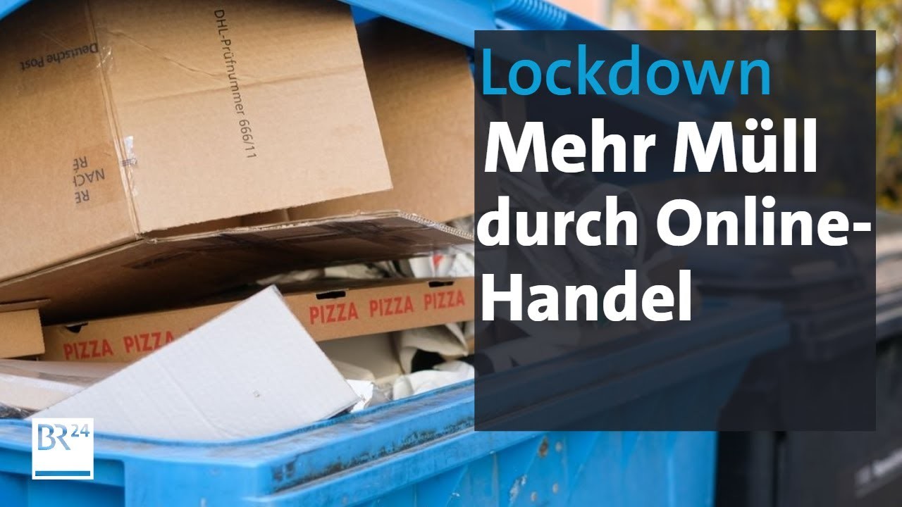 Lockdown lässt die Mülltonnen überquellen | Abendschau | BR24