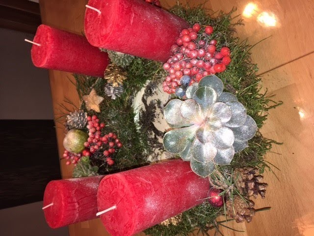Naturkranz. Adventskranz. DIY basteln