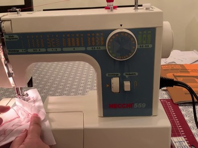 Necchi 559 Nähmaschine Programme und Bedienung