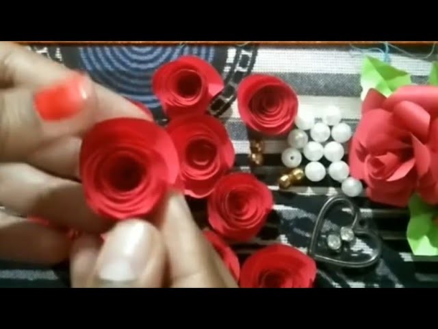 Paper flowers.DIY paper roses