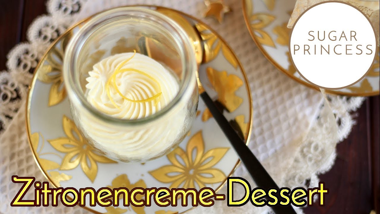 Schnellstes Weihnachtsdessert: Zitronencreme mit Grappa. Crema del Lario | Rezept von Sugarprincess