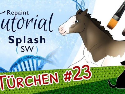 SPLASHED WHITE REPAINT TUTORIAL (SW1-5)- Pferdegenetik-Repaint-Kurs - Teil 13