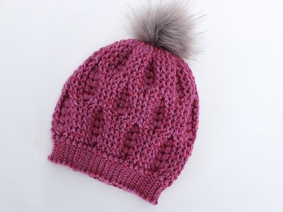 钩针帽子编织 麦穗花型帽子第二集 handmade crochet hat
