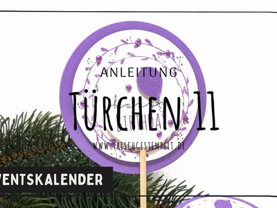 Türchen 11????Adventskalender 2020 Steckenpferdchen????Topper????DIY????Tutorial