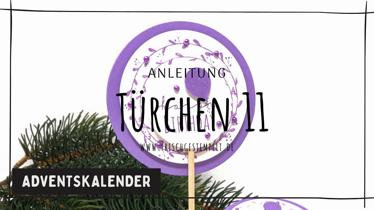 Türchen 11????Adventskalender 2020 Steckenpferdchen????Topper????DIY????Tutorial