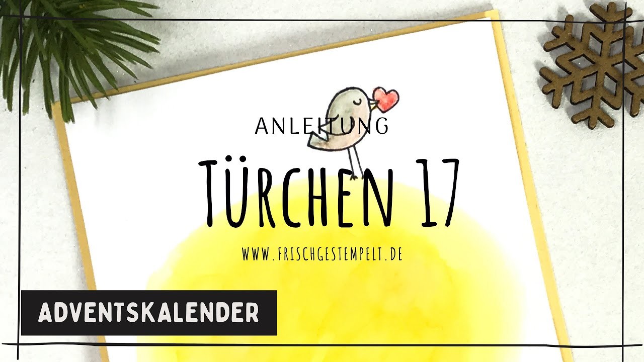 Türchen 17????Adventskalender 2020 Steckenpferdchen????Karte????DIY????Tutorial