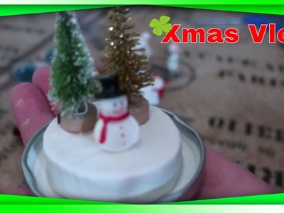 Xmas Vlog  TAG 21. Schneekugel DIY. Schnell und einfach selber machen. 16.12.20