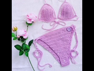 Crochet Bikini top pattern #short #shorts#YouTubeshorts