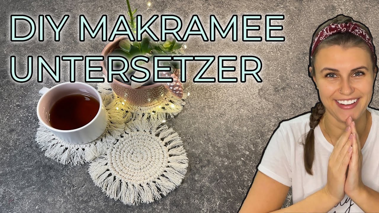 DIY Makramee Untersetzer - Mein erstes Video ????????