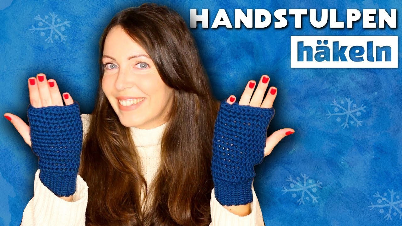 Fingerlose Handschuhe Häkeln | Anleitung für Anfänger | Handstulpen häkeln