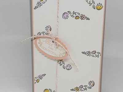 Geburtstagskarte Ovale Grüße