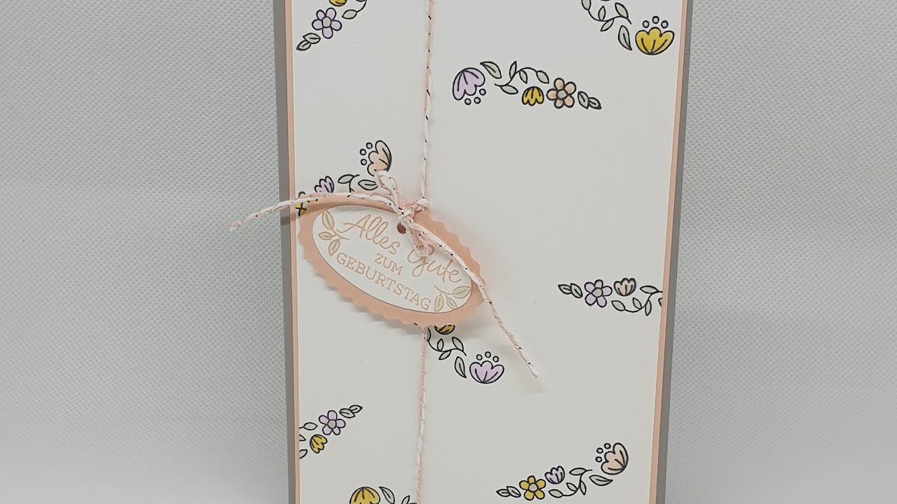 Geburtstagskarte Ovale Grüße