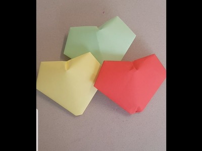 Origami 3D   Herz basteln #1???????? origami 3D  tinker heart #1