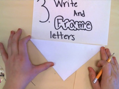 Paper Snowflakes With Letters