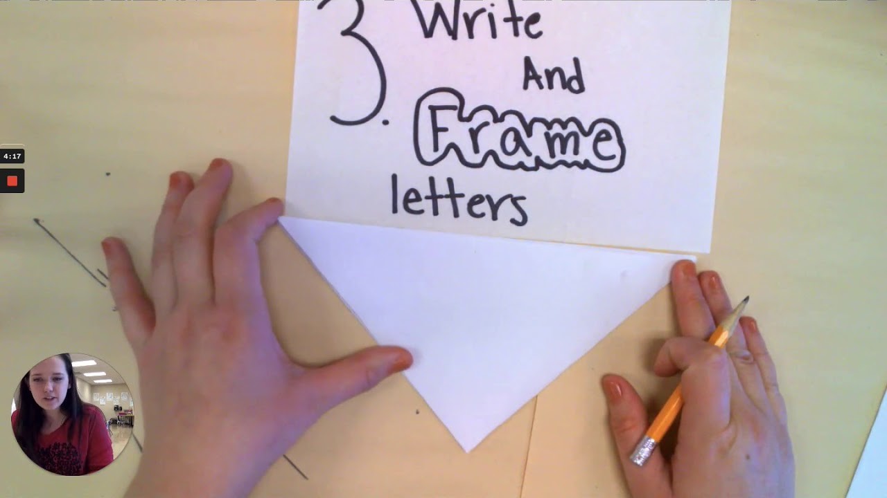 Paper Snowflakes With Letters